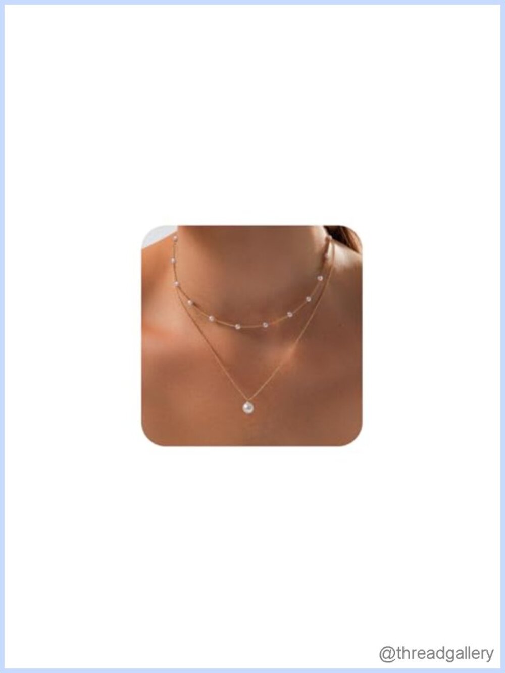 14K Gold Plated Pearl Choker Necklace Drop Earrings Bracelet Set